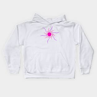 Pink sun Kids Hoodie